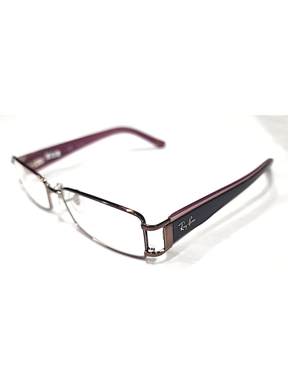 Ray Ban RB6207 2531 Brown Metal Purple Eyeglasses 50-16 135